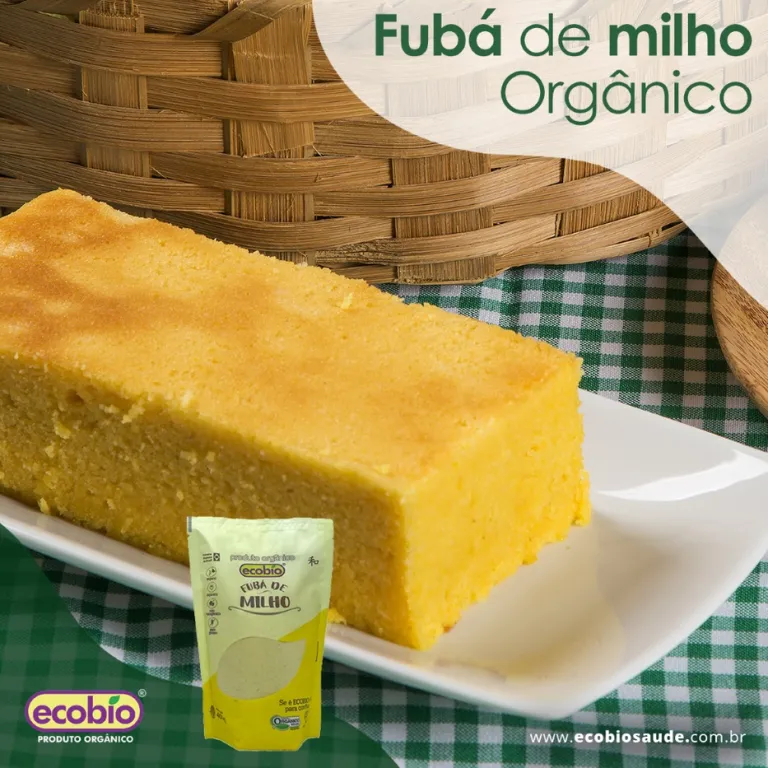 Fubá de milho orgânico